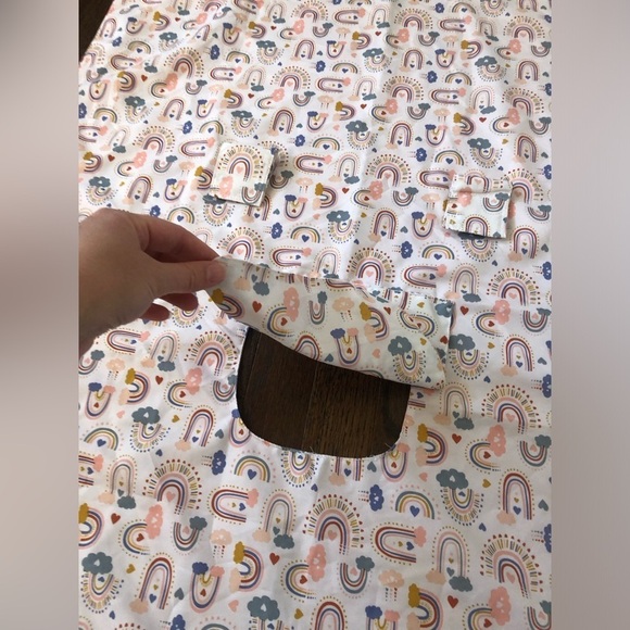 Monbebe Infant Girls Pink Rainbows Car Seat Cover/Canopy w/Window - VGUC! - Picture 5 of 9